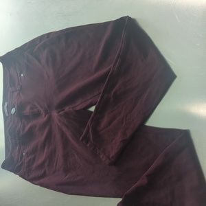 Burgundy Jeggings